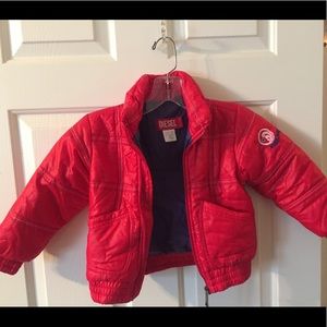 Vintage Children’s Diesel Red Puffer Coat